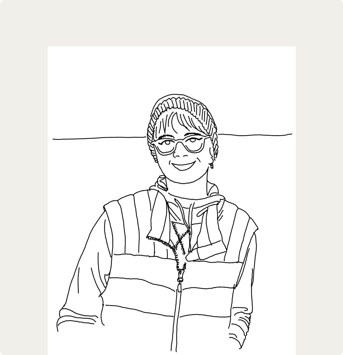 Rebecca Self portrait